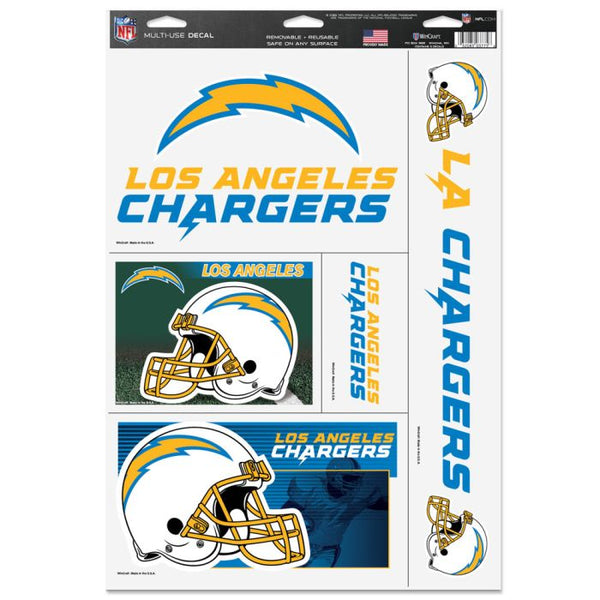 Wholesale-Los Angeles Chargers Multi Use Decal 11" x 17"