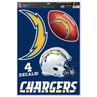 Wholesale-Los Angeles Chargers Multi-Use Decal 11" x 17"