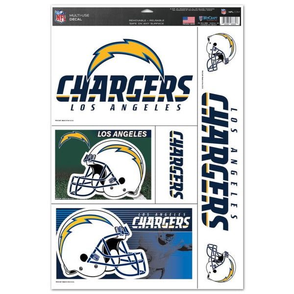 Wholesale-Los Angeles Chargers Multi Use Decal 11" x 17"