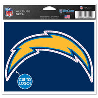 Wholesale-Los Angeles Chargers Multi-Use Decal - cut to logo 5" x 6"