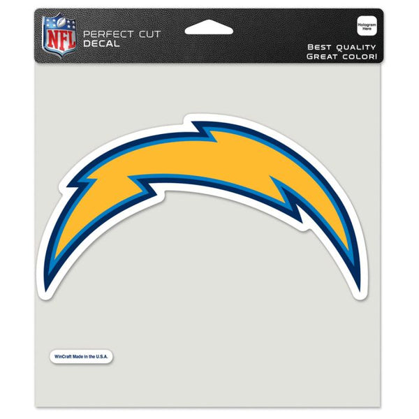 Wholesale-Los Angeles Chargers Perfect Cut Color Decal 8" x 8"