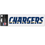 Wholesale-Los Angeles Chargers Perfect Cut Decals 3" x 10"