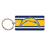 Wholesale-Los Angeles Chargers STRIPES Keychain Rectangle