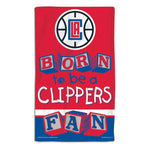 Wholesale-Los Angeles Clippers BORN TO BE Burp Cloth 10" x 17"