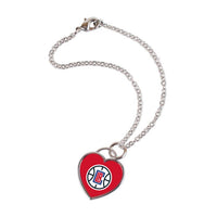 Wholesale-Los Angeles Clippers Bracelet w/3D Heart