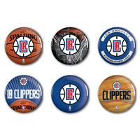 Wholesale-Los Angeles Clippers Button 6 Pack 2" Round