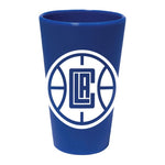 Wholesale-Los Angeles Clippers Color 16 oz Silicone Pint Glass