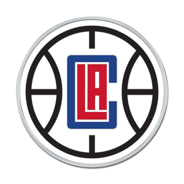 Wholesale-Los Angeles Clippers Colored Chrome Free Form Auto Emblem