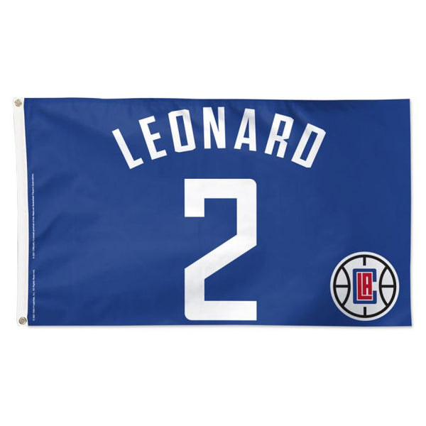 Wholesale-Los Angeles Clippers Flag - Deluxe 3' X 5' Kawhi Leonard