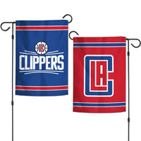 Wholesale-Los Angeles Clippers Garden Flags 2 sided 12.5" x 18"