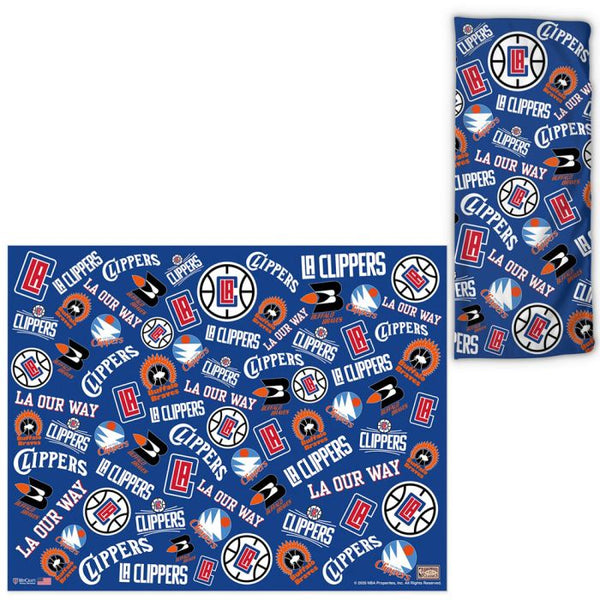 Wholesale-Los Angeles Clippers / Hardwoods Scatter Print Fan Wraps