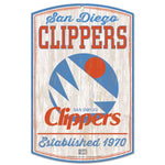 Wholesale-Los Angeles Clippers Hardwoods Wood Sign 11" x 17" 1/4" thick