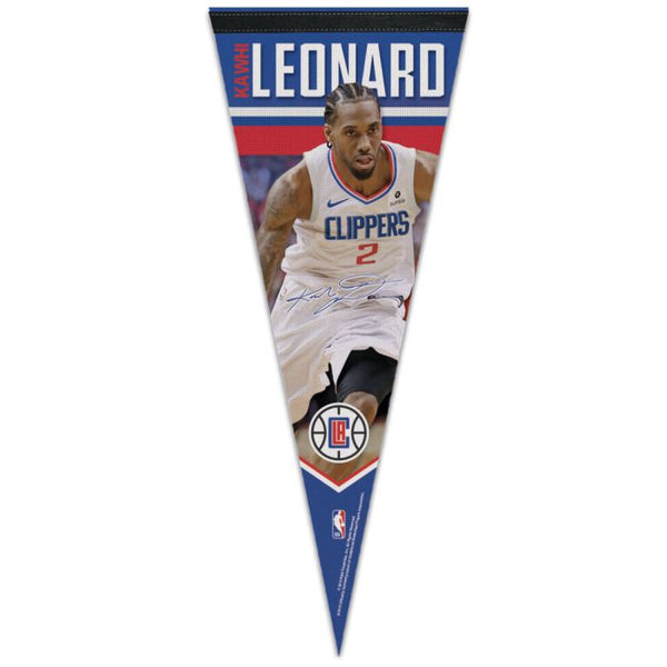 Wholesale-Los Angeles Clippers Image Premium Pennant 12" x 30" Kawhi Leonard