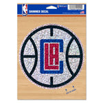 Wholesale-Los Angeles Clippers Shimmer Decals 5" x 7"