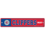 Wholesale-Los Angeles Clippers Street / Zone Sign 3.75" X 19"