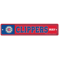 Wholesale-Los Angeles Clippers Street / Zone Sign 3.75" X 19"