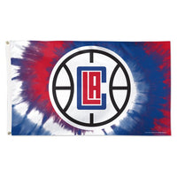 Wholesale-Los Angeles Clippers TDYE Flag - Deluxe 3' X 5'