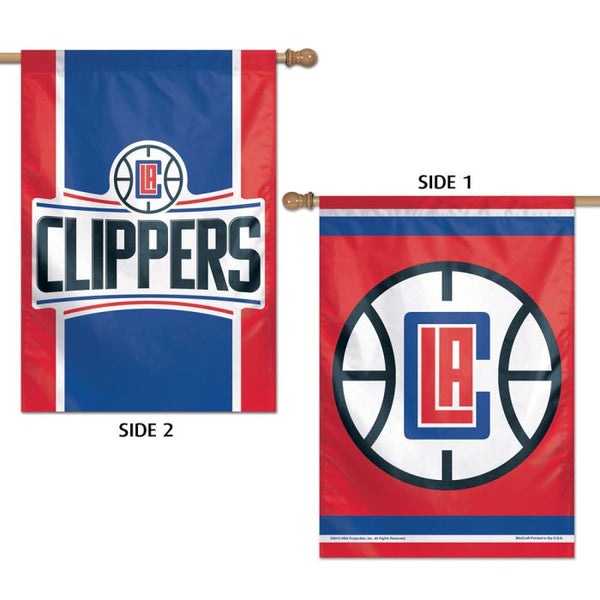 Wholesale-Los Angeles Clippers Vertical Flag 2 Sided 28" x 40"