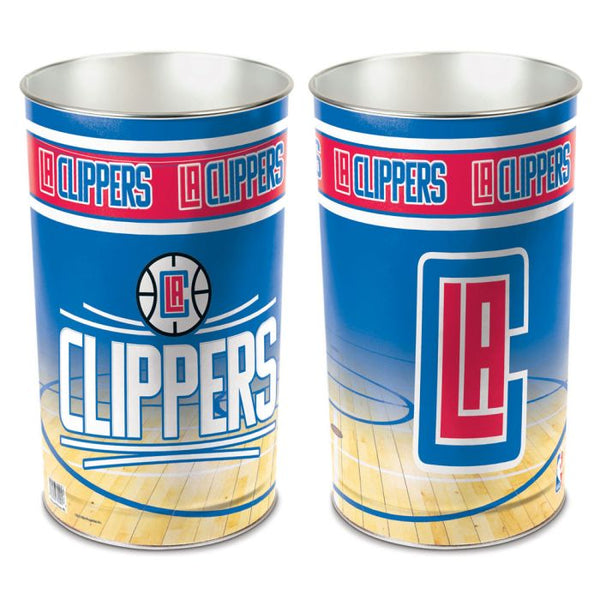 Wholesale-Los Angeles Clippers Wastebasket - tapered 15"H