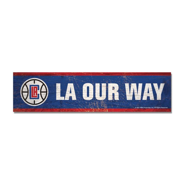 Wholesale-Los Angeles Clippers Wooden Magnet 1.5" X 6"