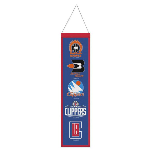 Wholesale-Los Angeles Clippers Wool Banner 8" x 32"