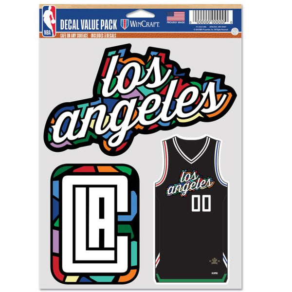 Wholesale-Los Angeles Clippers city Multi Use 3 fan pack