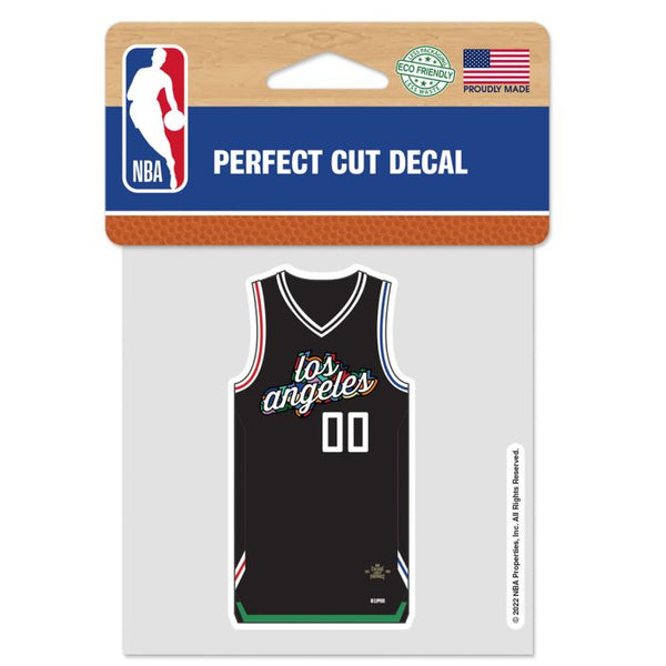 Wholesale-Los Angeles Clippers city Perfect Cut Color Decal 4" x 4"