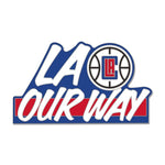 Wholesale-Los Angeles Clippers slogan Collector Enamel Pin Jewelry Card