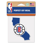 Wholesale-Los Angeles Clippers state Perfect Cut Color Decal 4" x 4"