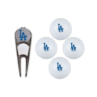 Wholesale-Los Angeles Dodgers 4 Ball Gift Set w/Divot Tool, Marker