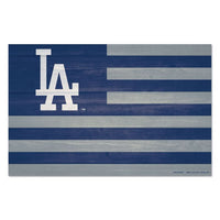 Wholesale-Los Angeles Dodgers AMERICANA Wood Sign 11" x 17" 1/4" thick