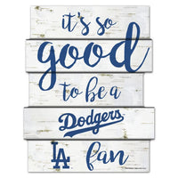 Wholesale-Los Angeles Dodgers BIRCH Wood Sign 11"X14"