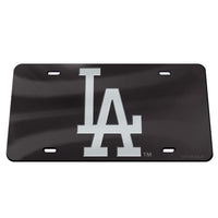 Wholesale-Los Angeles Dodgers BLACK Specialty Acrylic License Plate