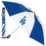 Wholesale-Los Angeles Dodgers Cap logo Auto Folding Umbrella