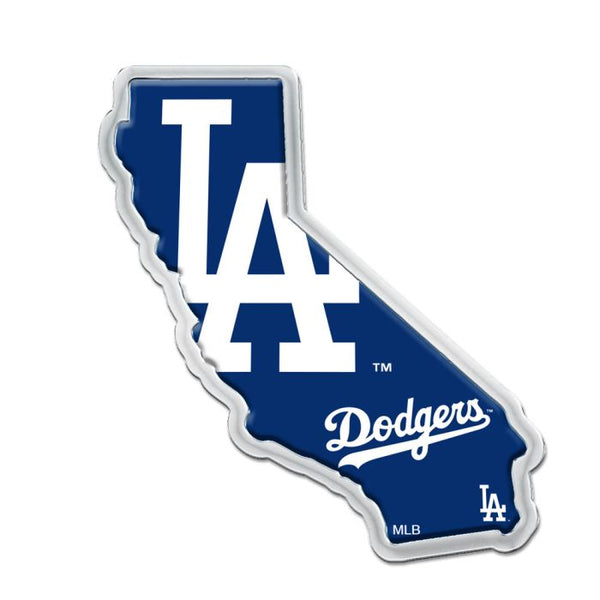 Wholesale-Los Angeles Dodgers Chrome Metal Domed Emblem