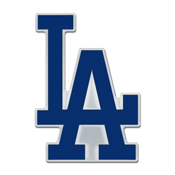 Wholesale-Los Angeles Dodgers Colored Chrome Free Form Auto Emblem