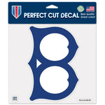 Wholesale-Los Angeles Dodgers / Cooperstown Cooperstown Perfect Cut Color Decal 8" x 8"