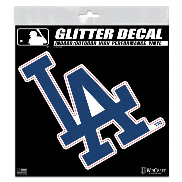 Wholesale-Los Angeles Dodgers Decal Glitter 6" x 6"
