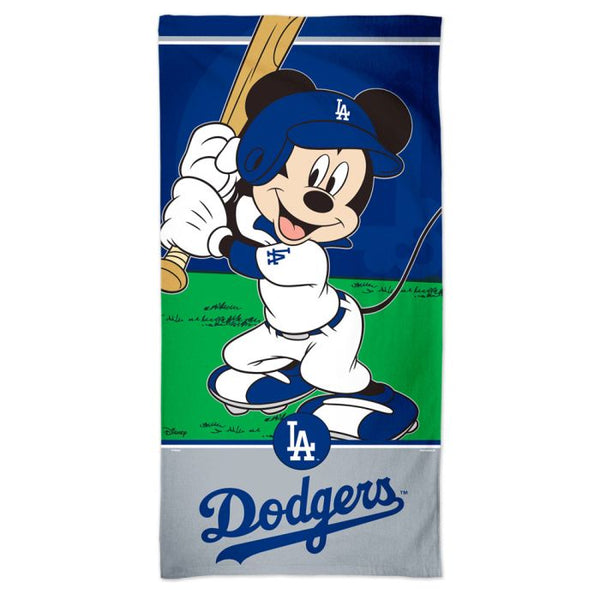 Wholesale-Los Angeles Dodgers / Disney MICKEY Spectra Beach Towel 30" x 60"