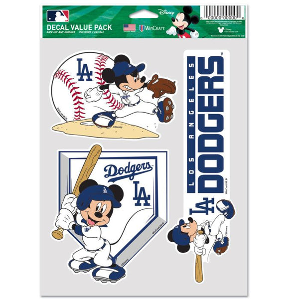 Wholesale-Los Angeles Dodgers / Disney Multi Use 3 Fan Pack