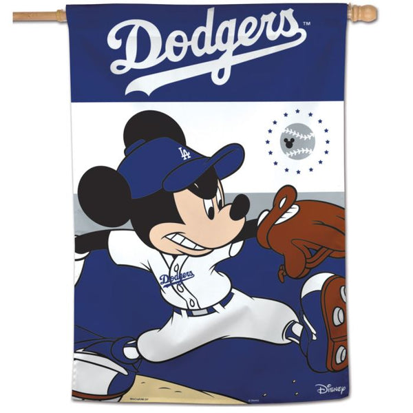 Wholesale-Los Angeles Dodgers / Disney Vertical Flag 28" x 40"