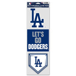 Wholesale-Los Angeles Dodgers Fan Decals 3.75" x 12"