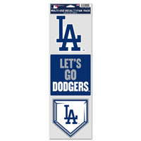 Wholesale-Los Angeles Dodgers Fan Decals 3.75" x 12"