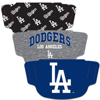 Wholesale-Los Angeles Dodgers Fan Mask Face Cover 3 Pack