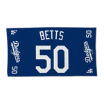 Wholesale-Los Angeles Dodgers Full Color Locker Room Towel One Sided Mookie Betts