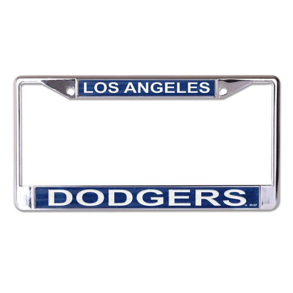 Wholesale-Los Angeles Dodgers GLITTER Lic Plt Frame S/L Printed