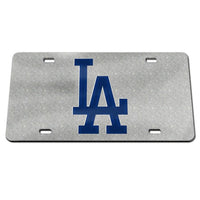 Wholesale-Los Angeles Dodgers GLITTER Specialty Acrylic License Plate