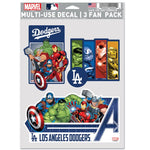 Wholesale-Los Angeles Dodgers / Marvel (c) 2021 MARVEL Multi Use 3 Fan Pack