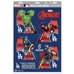 Wholesale-Los Angeles Dodgers / Marvel (c) 2021 MARVEL Multi-Use Decal 11" x 17"