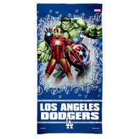 Wholesale-Los Angeles Dodgers / Marvel (c) 2021 MARVEL Spectra Beach Towel 30" x 60"